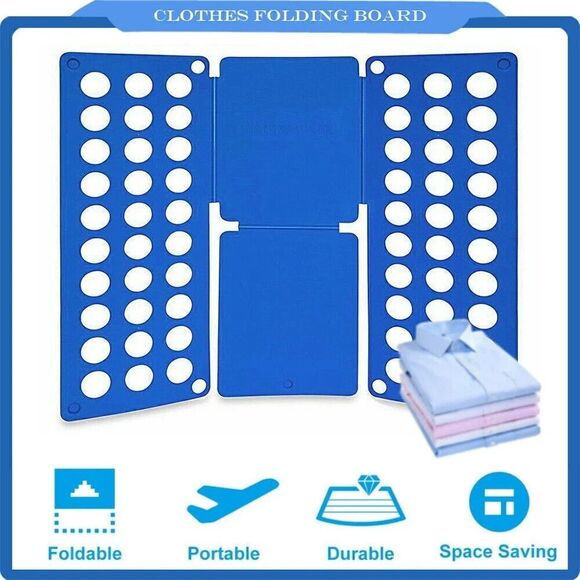 Wonderfold Magic Cloths Folding Board Laundry T Shirt‎ Fast Fold Flip For Adult - Picture 5 of 5